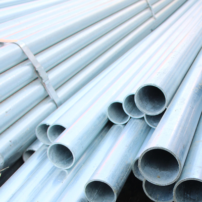 أنبوب حديدي مستدير معدني بدون خيوط ASTM A106 Sch 40 ERW GI