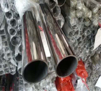 SS201 ASME 2.5 في أنبوب الفولاذ المقاوم للصدأ ، أنبوب الفولاذ المقاوم للصدأ المصقول مرآة
