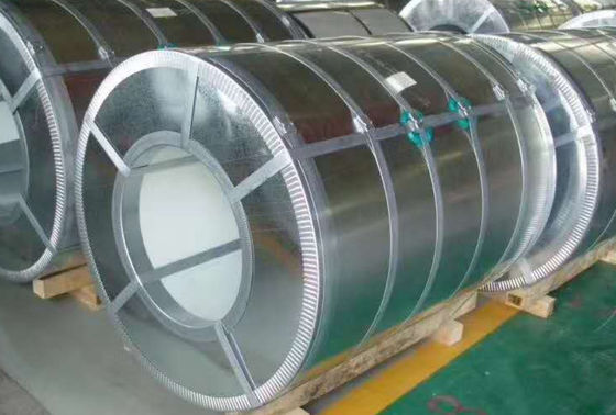 تراجع الساخنة عرض 1250mm لفائف الصلب المجلفن معيار الدين