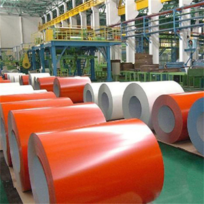 0.11mm لفائف الصلب المجلفن Ppgi Ppgl اللون Prepainted